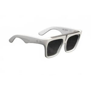 NEW JACQUES MARIE MAGE women's selini square sunglasses in white-silver